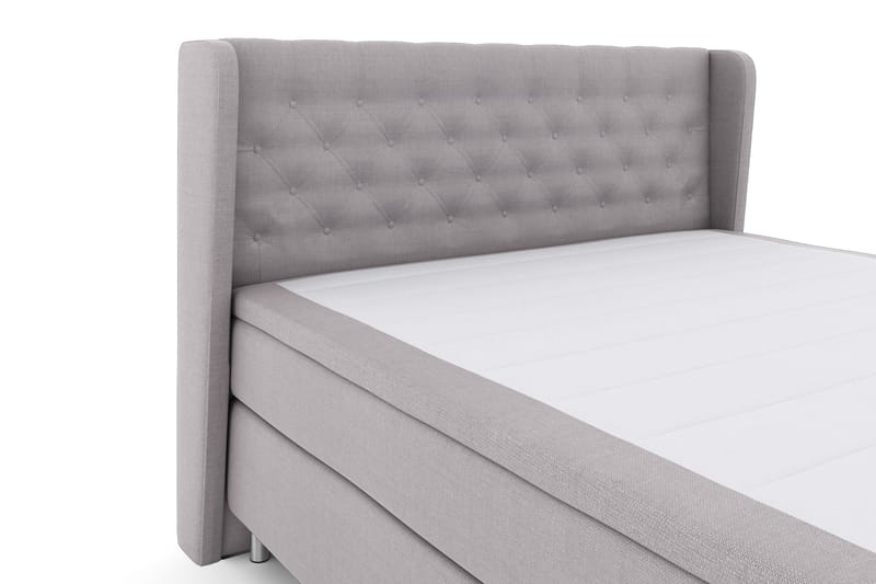 Select No 4 Komplett Sängpaket 180x200 Fast - Ljusgrå/Metall - Möbler - Säng - Komplett sängpaket
