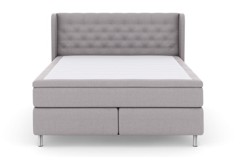 Select No 4 Komplett Sängpaket 180x200 Fast - Ljusgrå/Metall - Möbler - Säng - Kontinentalsäng