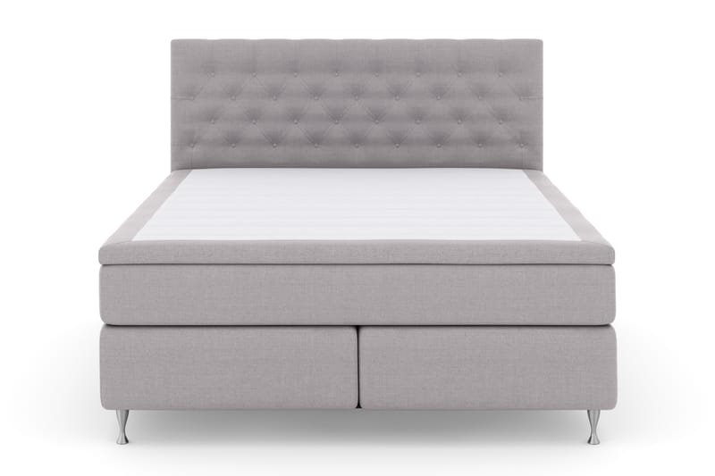 Select No 4 Komplett Sängpaket 180x200 Fast - Ljusgrå/Silver - Möbler - Säng - Komplett sängpaket