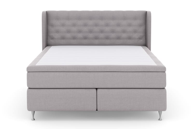 Select No 4 Komplett Sängpaket 180x200 Fast - Ljusgrå/Silver - Möbler - Säng - Komplett sängpaket