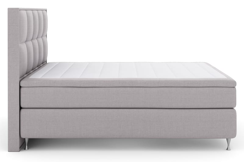 Select No 4 Komplett Sängpaket 180x200 Fast - Ljusgrå/Silver - Komplett sängpaket - Kontinentalsäng - Dubbelsäng