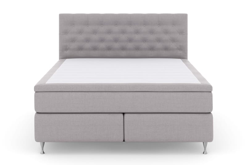Select No 4 Komplett Sängpaket 180x200 Fast - Ljusgrå/Silver - Möbler - Säng - Kontinentalsäng