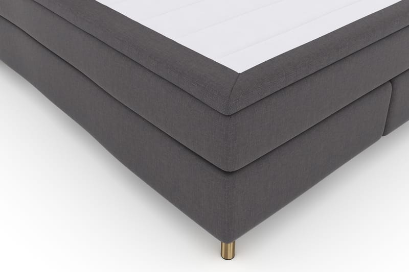 Select No 4 Komplett Sängpaket 180x200 Fast - Mörkgrå/Koppar - Möbler - Säng - Komplett sängpaket