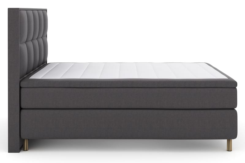 Select No 4 Komplett Sängpaket 180x200 Fast - Mörkgrå/Koppar - Möbler - Säng - Kontinentalsäng