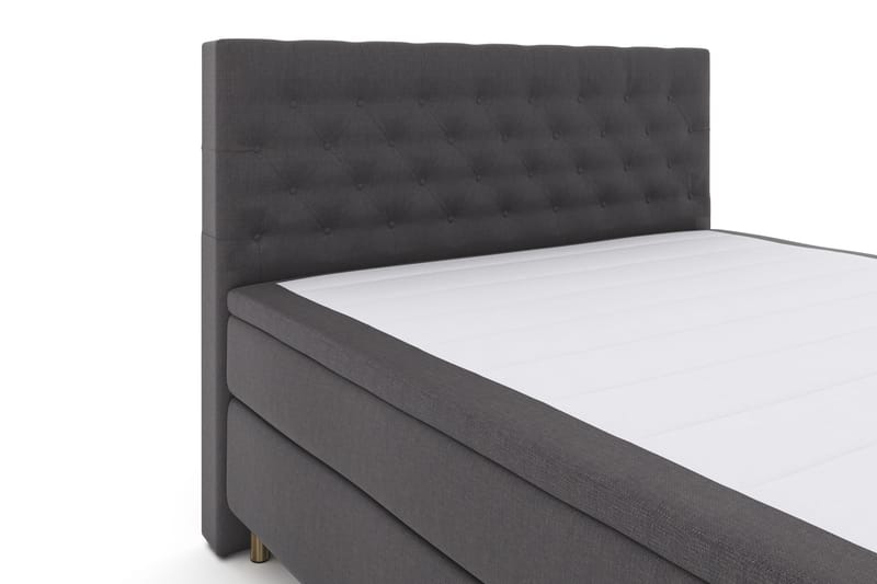 Select No 4 Komplett Sängpaket 180x200 Fast - Mörkgrå/Koppar - Möbler - Säng - Komplett sängpaket
