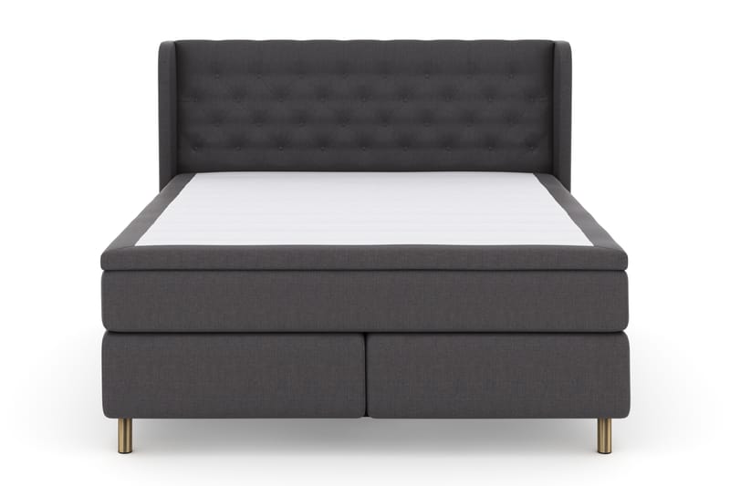 Select No 4 Komplett Sängpaket 180x200 Fast - Mörkgrå/Koppar - Möbler - Säng - Komplett sängpaket