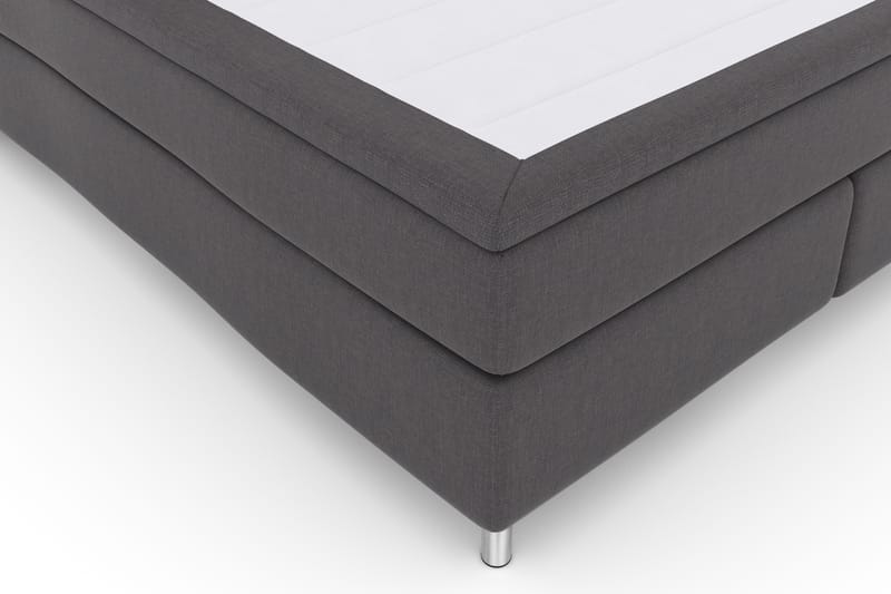 Select No 4 Komplett Sängpaket 180x200 Fast - Mörkgrå/Metall - Möbler - Säng - Komplett sängpaket