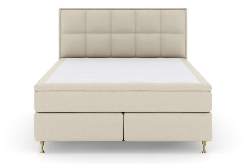 Select No 4 Komplett Sängpaket 180x200 Fast/Medium - Beige/Guld - Komplett sängpaket - Kontinentalsäng - Dubbelsäng