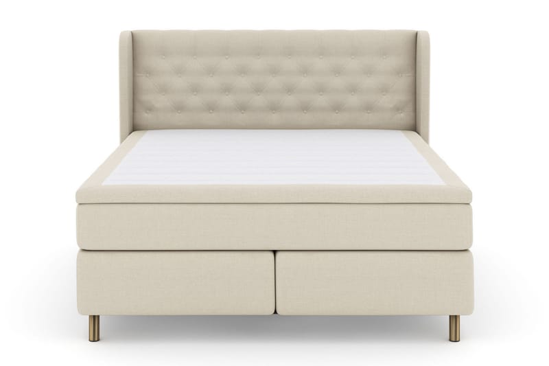 Select No 4 Komplett Sängpaket 180x200 Fast/Medium - Beige/Koppar - Möbler - Säng - Kontinentalsäng
