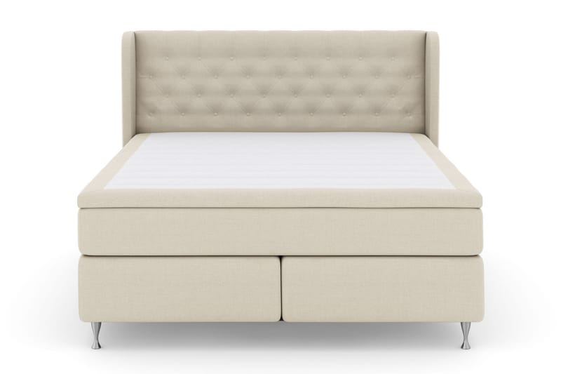 Select No 4 Komplett Sängpaket 180x200 Fast/Medium - Beige/Silver - Komplett sängpaket - Kontinentalsäng - Dubbelsäng