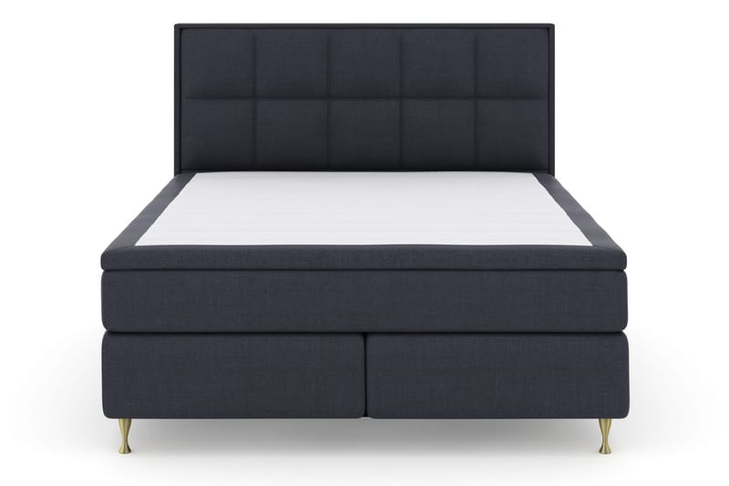 Select No 4 Komplett Sängpaket 180x200 Fast/Medium - Blå/Guld - Komplett sängpaket - Kontinentalsäng - Dubbelsäng