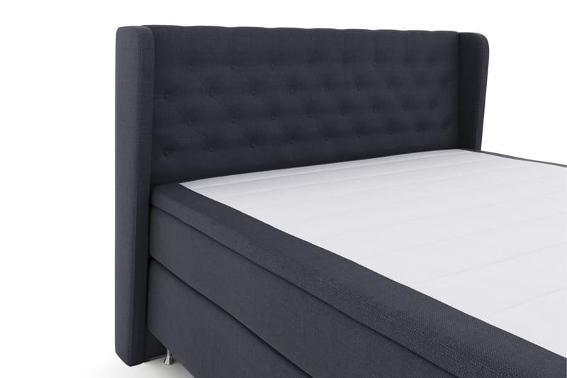 Select No 4 Komplett Sängpaket 180x200 Fast/Medium - Blå/Silver - Komplett sängpaket - Kontinentalsäng - Dubbelsäng