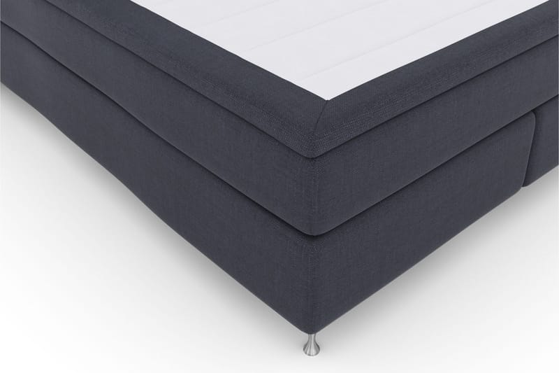 Select No 4 Komplett Sängpaket 180x200 Fast/Medium - Blå/Silver - Komplett sängpaket - Kontinentalsäng - Dubbelsäng