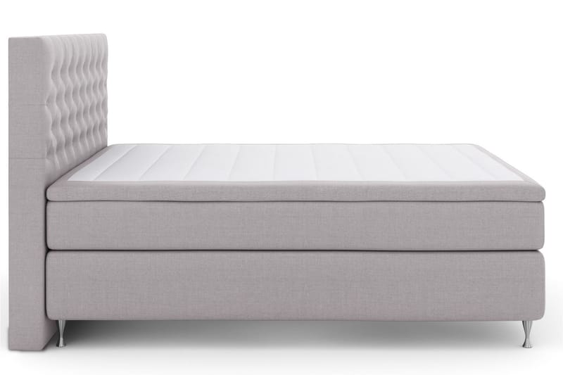 Select No 4 Komplett Sängpaket 180x200 Fast/Medium - Ljusgrå/Silver - Komplett sängpaket - Kontinentalsäng - Dubbelsäng