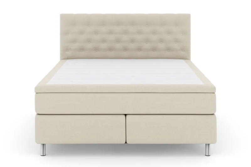 Select No 4 Komplett Sängpaket 180x200 Medium - Beige/Metall - Möbler - Säng - Kontinentalsäng