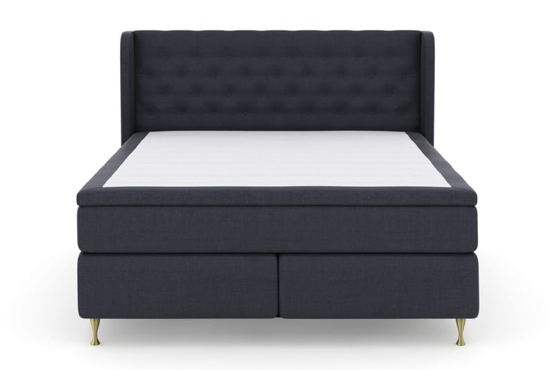 Select No 4 Komplett Sängpaket 180x200 Medium - Blå/Guld - Möbler - Säng - Kontinentalsäng