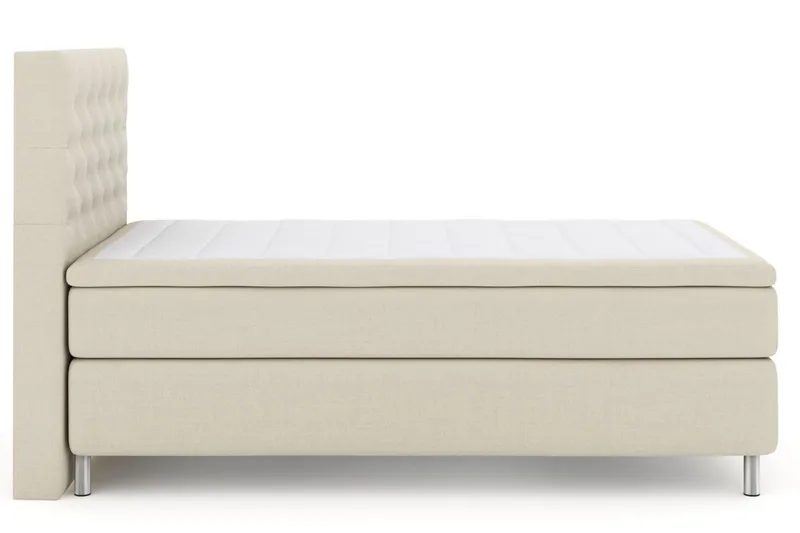 Select No 4 Kontinentalsäng 120x200 Fast - Beige/Metall - Möbler - Säng - Kontinentalsäng