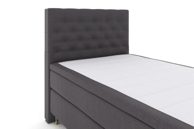 Select No 4 Kontinentalsäng 120x200 Medium - Mörkgrå/Guld - Möbler - Säng - Kontinentalsäng