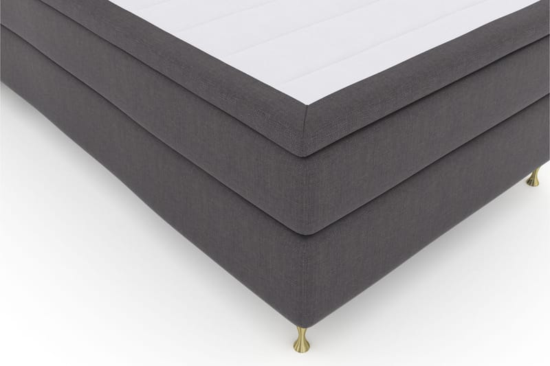 Select No 4 Kontinentalsäng 120x200 Medium - Mörkgrå/Guld - Möbler - Säng - Kontinentalsäng