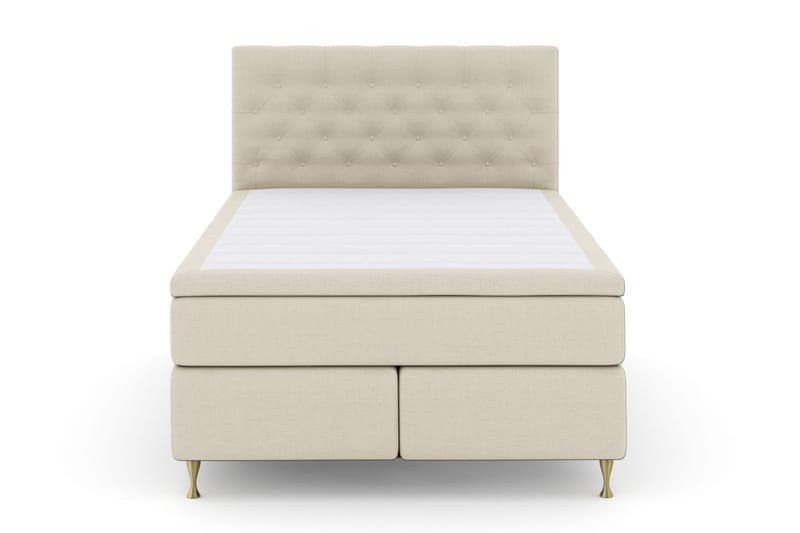 Select No 4 Kontinentalsäng 140x200 Fast - Beige/Guld - Möbler - Säng - Kontinentalsäng
