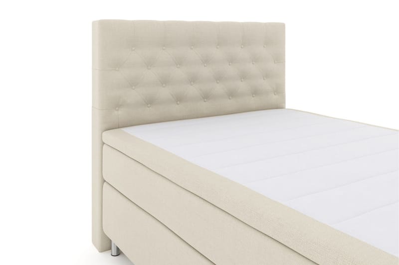 Select No 4 Kontinentalsäng 140x200 Fast - Beige/Metall - Möbler - Säng - Kontinentalsäng