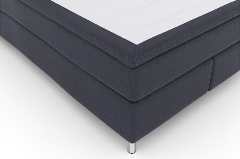 Select No 4 Kontinentalsäng 140x200 Fast - Blå/Metall - Möbler - Säng - Kontinentalsäng