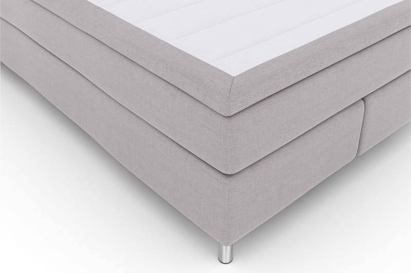 Select No 4 Kontinentalsäng 140x200 Fast - Ljusgrå/Metall - Möbler - Säng - Kontinentalsäng