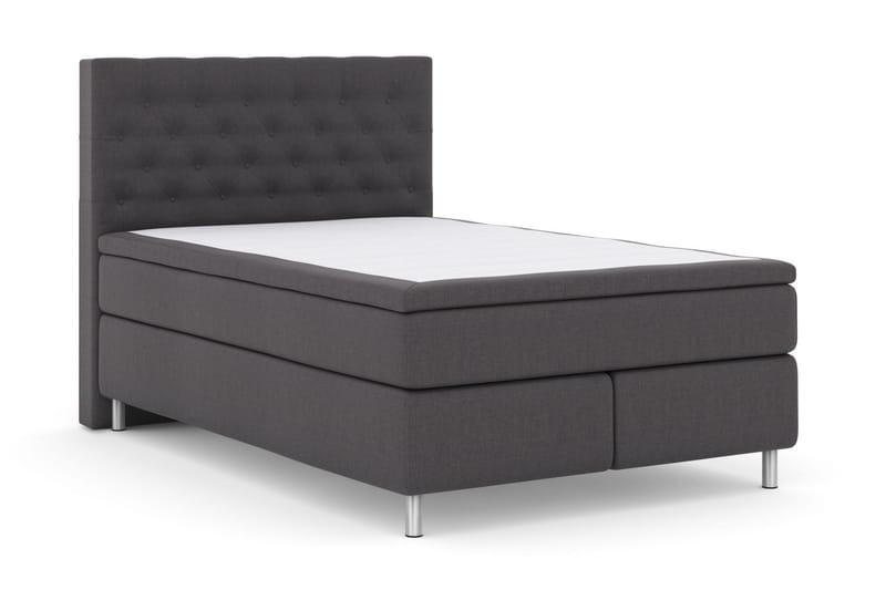 Select No 4 Kontinentalsäng 140x200 Fast - Mörkgrå/Metall - Möbler - Säng - Kontinentalsäng