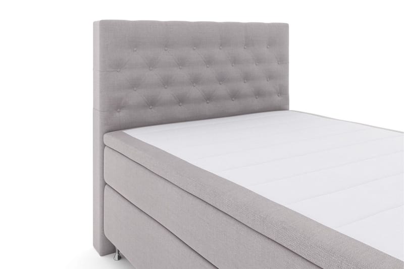 Select No 4 Kontinentalsäng 140x200 Fast/Medium - Ljusgrå/Silver - Möbler - Säng - Kontinentalsäng