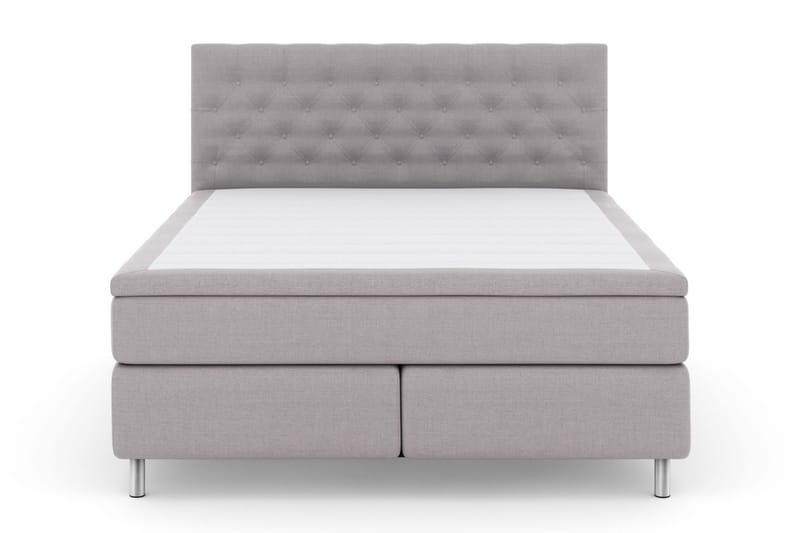 Select No 4 Kontinentalsäng 160x200 Fast - Ljusgrå/Metall - Möbler - Säng - Kontinentalsäng