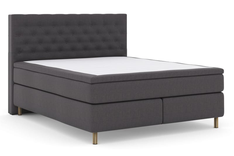 Select No 4 Kontinentalsäng 160x200 Fast - Mörkgrå/Koppar - Möbler - Säng - Kontinentalsäng