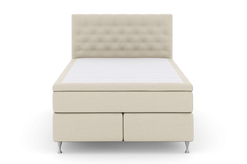 Select No 4 Kontinentalsäng 160x200 Fast/Medium - Beige/Silver - Möbler - Säng - Kontinentalsäng