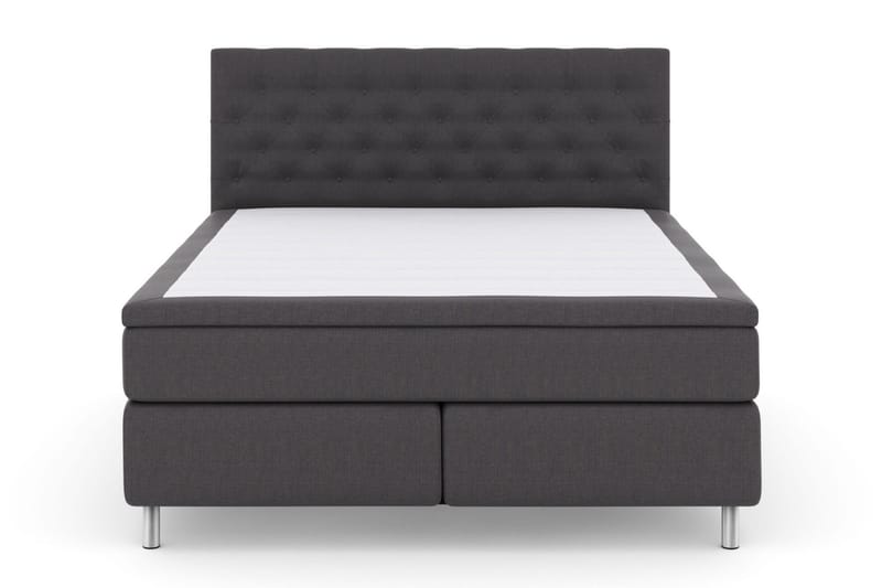 Select No 4 Kontinentalsäng 160x200 Fast/Medium - Mörkgrå/Metall - Möbler - Säng - Kontinentalsäng