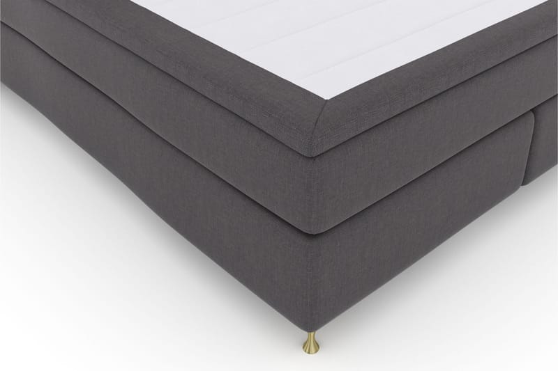 Select No 4 Kontinentalsäng 160x200 Medium - Mörkgrå/Guld - Möbler - Säng - Kontinentalsäng
