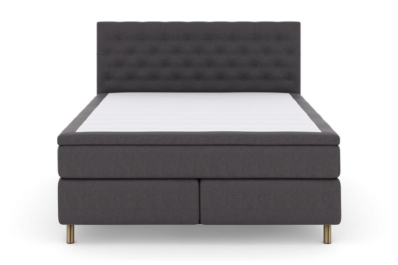 Select No 4 Kontinentalsäng 160x200 Medium - Mörkgrå/Koppar - Möbler - Säng - Kontinentalsäng