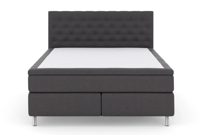 Select No 4 Kontinentalsäng 160x200 Medium - Mörkgrå/Metall - Möbler - Säng - Kontinentalsäng