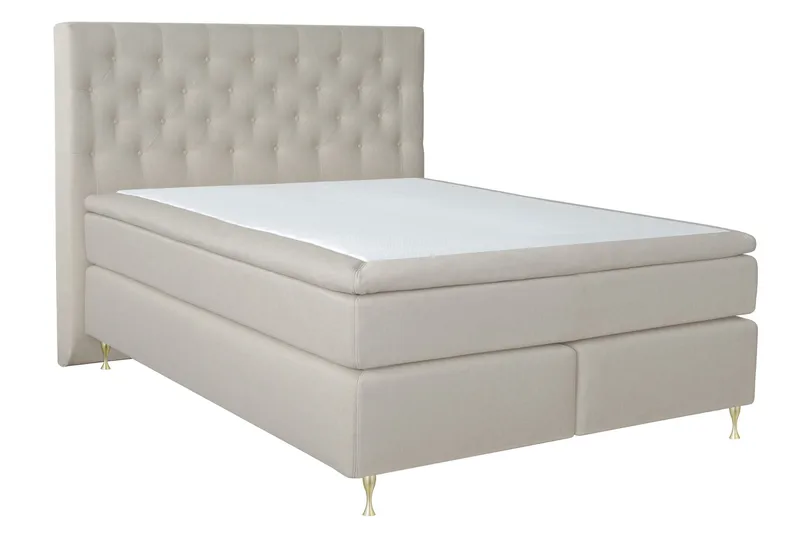 Select No 4 Kontinentalsäng 180x200 Fast - Beige/Guld - Möbler - Säng - Kontinentalsäng