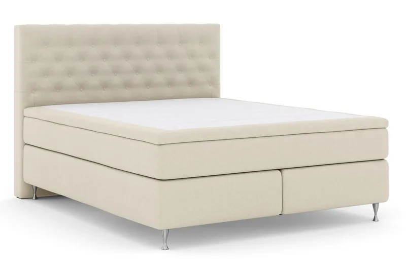 Select No 4 Kontinentalsäng 180x200 Fast - Beige/Silver - Möbler - Säng - Kontinentalsäng