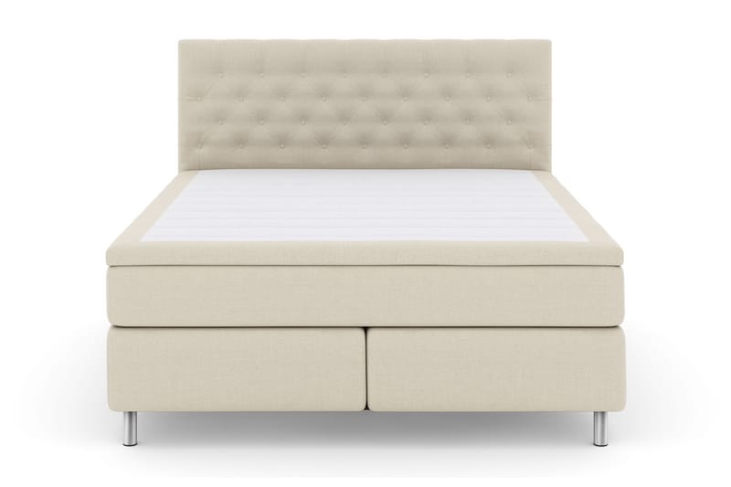 Select No 4 Kontinentalsäng 180x200 Fast/Medium - Beige/Metall - Möbler - Säng - Kontinentalsäng