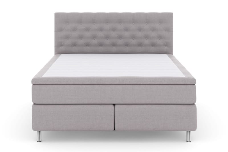 Select No 4 Kontinentalsäng 180x200 Fast/Medium - Ljusgrå/Metall - Möbler - Säng - Kontinentalsäng