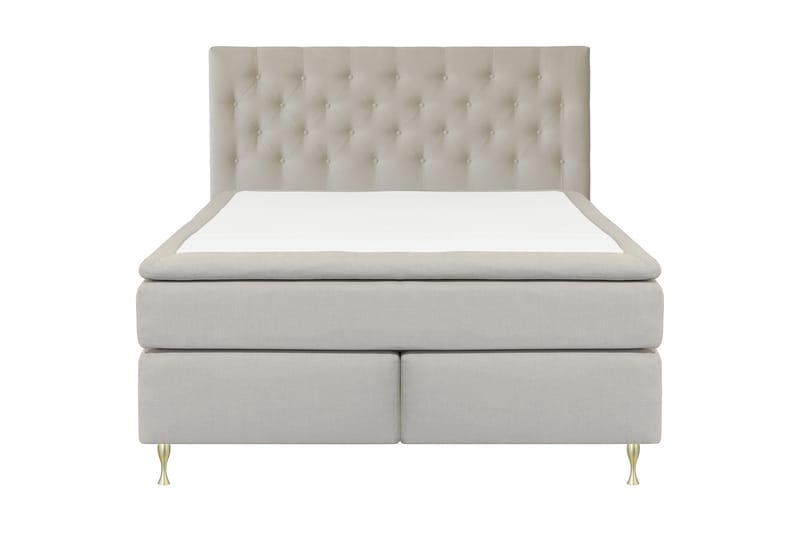 Select No 4 Kontinentalsäng 210x210 Fast - Beige/Guld - Möbler - Säng - Kontinentalsäng