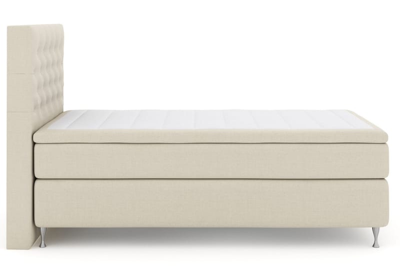 Select No 5 Komplett Sängpaket 120x200 Fast Latex - Beige/Silver - Komplett sängpaket - Kontinentalsäng