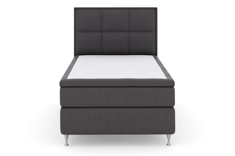 Select No 5 Komplett Sängpaket 120x200 Fast Watergel - Mörkgrå/Silver - Möbler - Säng - Komplett sängpaket