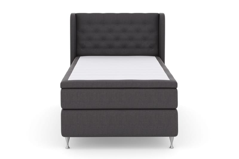 Select No 5 Komplett Sängpaket 120x200 Fast Watergel - Mörkgrå/Silver - Möbler - Säng - Komplett sängpaket