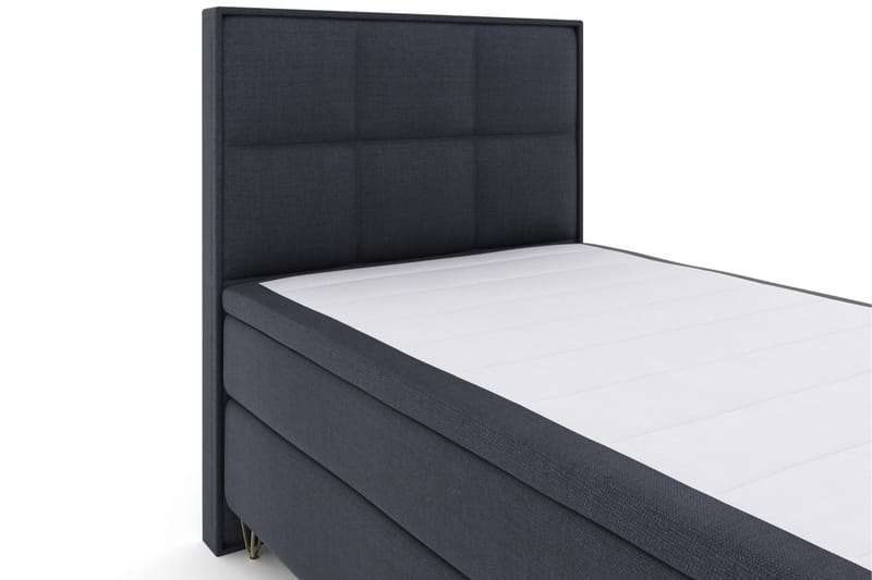 Select No 5 Komplett Sängpaket 120x200 Medium Latex - Blå/Metall V-form - Komplett sängpaket - Kontinentalsäng