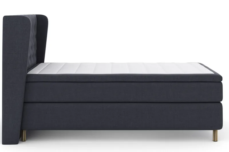 Select No 5 Komplett Sängpaket 120x200 Medium Latex - Blå/Metall - Möbler - Säng - Kontinentalsäng