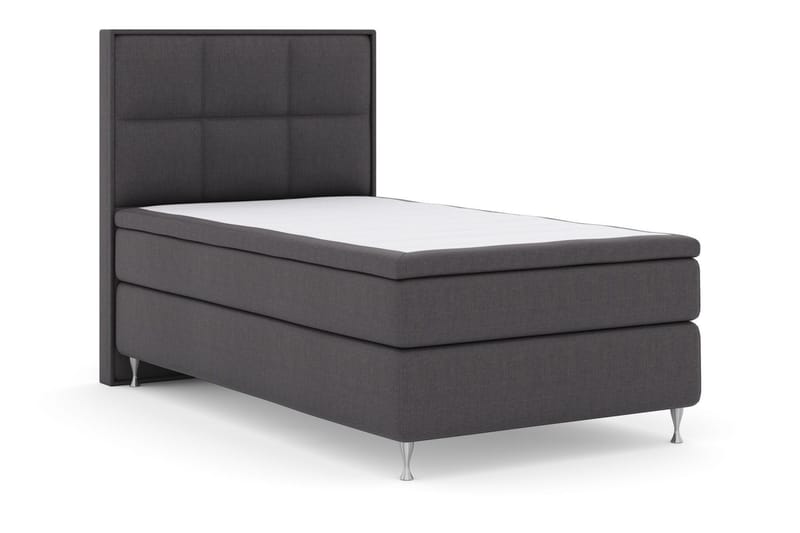 Select No 5 Komplett Sängpaket 120x200 Medium Watergel - Mörkgrå/Silver - Möbler - Säng - Kontinentalsäng