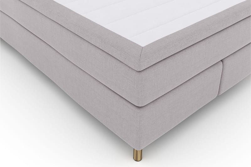 Select No 5 Komplett Sängpaket 140x200 Fast Watergel - Ljusgrå/Koppar - Möbler - Säng - Kontinentalsäng