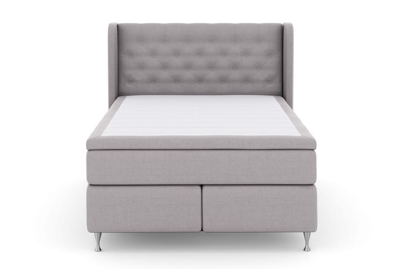 Select No 5 Komplett Sängpaket 140x200 Fast Watergel - Ljusgrå/Silver - Möbler - Säng - Komplett sängpaket