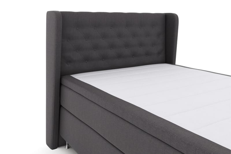 Select No 5 Komplett Sängpaket 140x200 Fast Watergel - Mörkgrå/Silver - Möbler - Säng - Komplett sängpaket